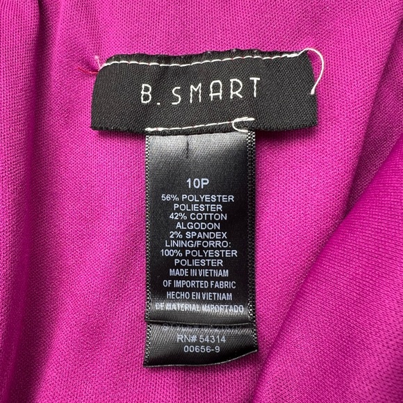 B.Smart One Shoulder Pleated Dress 10P - Picture 3 of 3